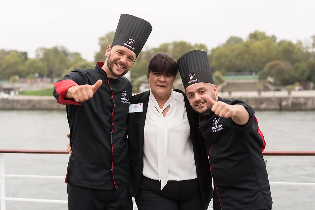 Participants au concours "Plaisir de la table"